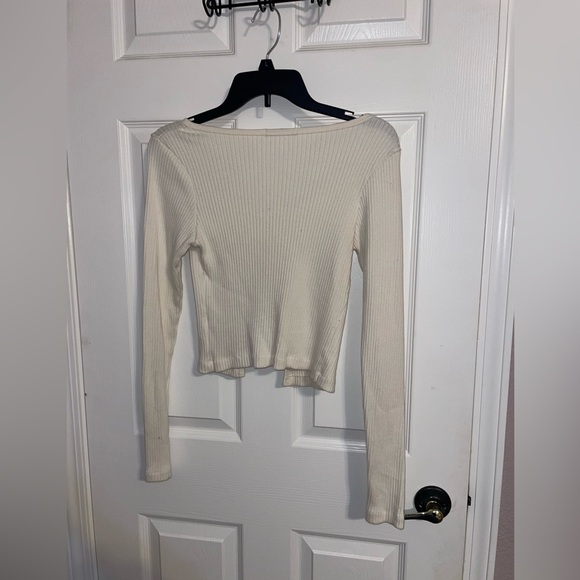 Cream Brandy Melville Cardigan - Picture 6 of 6